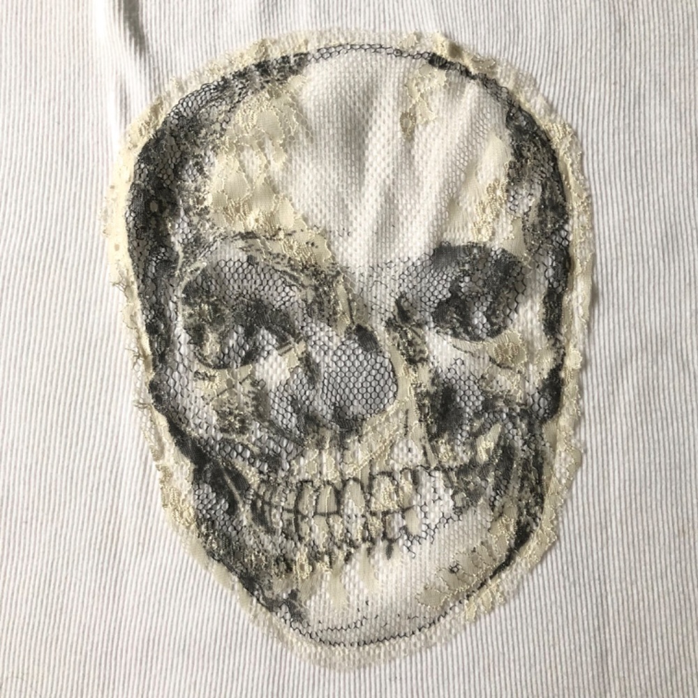 Scull Tank Top Med, White - Picture 8 of 8